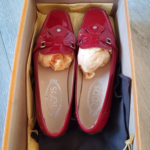 Tod's Red Moc Fondo Citta Uomo - Picture 5 of 5